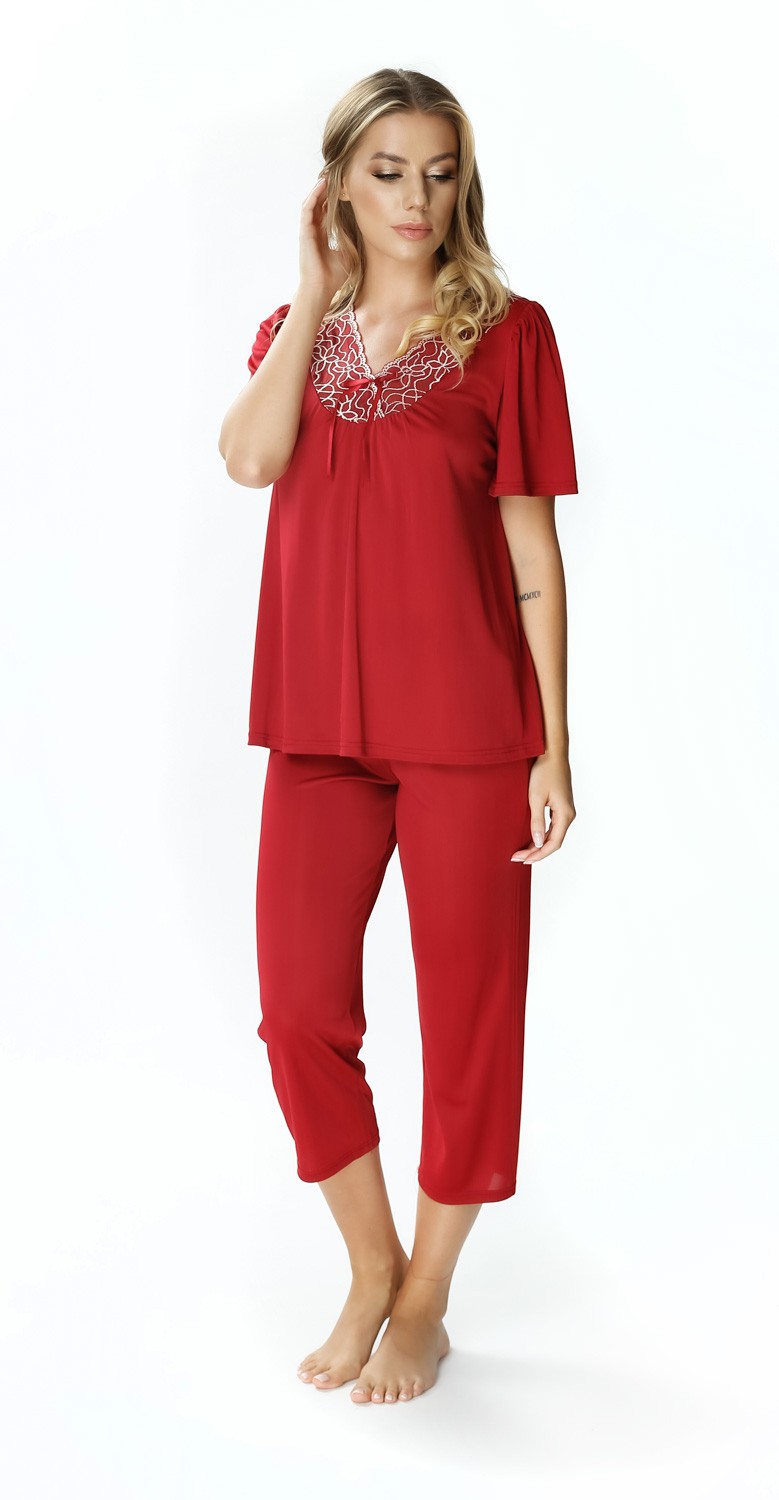 Piżama Xenia dm r.38 burgund